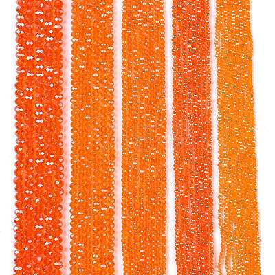 Electroplate Glass Beads Strands EGLA-A044-T2mm-A25-1