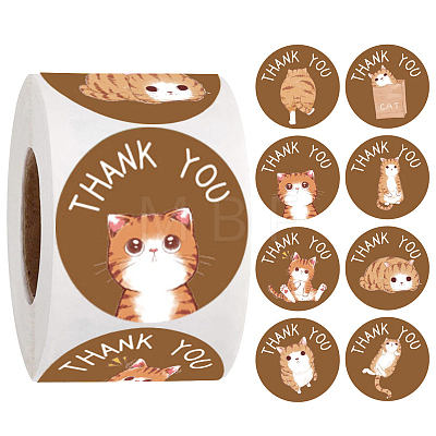 Thank You Stickers Roll STIC-PW0001-120-1