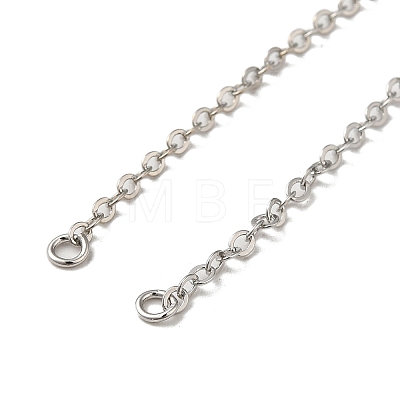 Rack Plating Brass Cable Chain Link Bracelet Making KK-TAC0016-05P-1