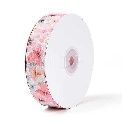 Single Face Printed Polyester Satin Ribbon SRIB-T009-02A-02-1