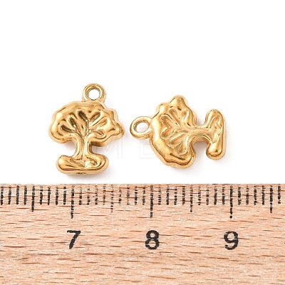 304 Stainless Steel Charms STAS-K303-08E-G-1