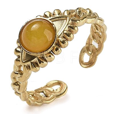 Natural & Synthetic Gemstone Finger Rings RJEW-U027-01G-1