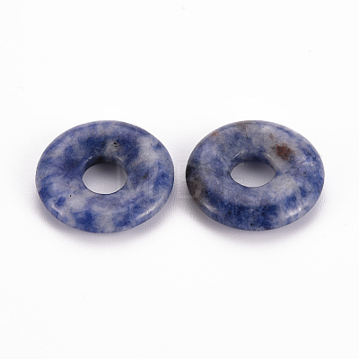 Natural Blue Spot Jasper Pendants G-T122-66E-1