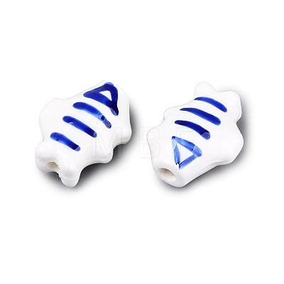 Handmade Porcelain Beads PORC-Q007-09B-1