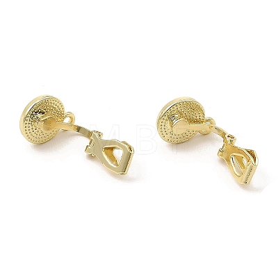 Alloy Clip-on Earring Findings FIND-L015-012A-G-1