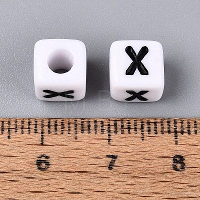 Opaque Acrylic Beads SACR-N020-04A-X-1