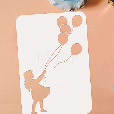 Plastic Drawing Painting Stencils Templates DIY-WH0396-193-1