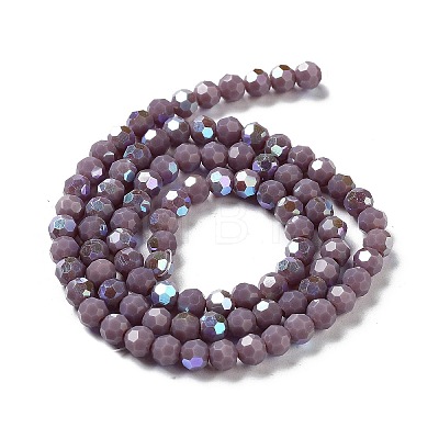Opaque Glass Beads Strands LS-EGLA-A035-P4mm-L11-1