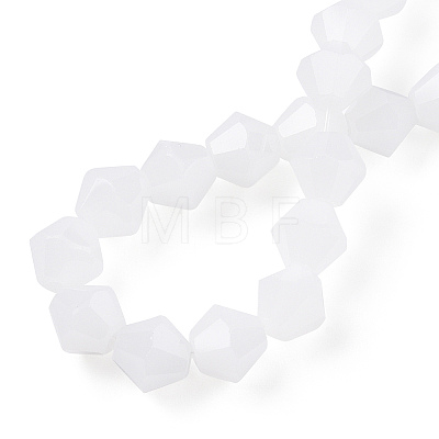Imitation Jade Glass Beads Strands EGLA-A039-J6mm-D06-1