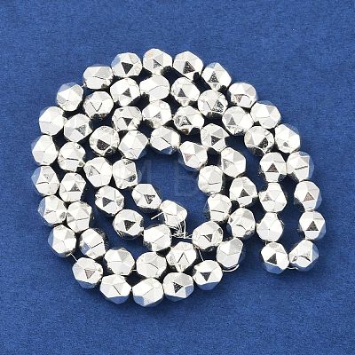 Electroplated Synthetic Non-Magnetic Hematite Beads Strands G-U003-09-1