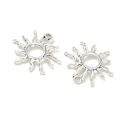 Tibetan Style Alloy Sun Pendants TIBEP-M020-09AS-1