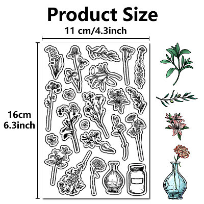 Custom PVC Plastic Clear Stamps DIY-WH0439-0269-1