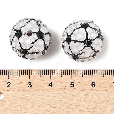 Sport Theme Opaque Acrylic Resin Beads MACR-U010-01C-1