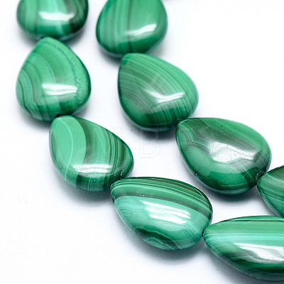 Natural Malachite Beads Strands G-D0011-10C-1
