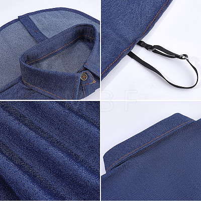2Pcs 2 Colors Detachable Cloth Women's False Collar DIY-CP0014-06-1