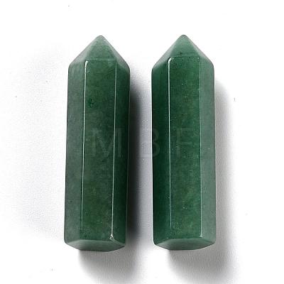 Natural Green Aventurine Pointed Beads G-G795-02-02A-1