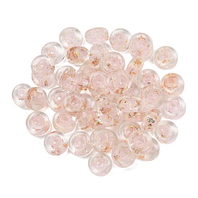 Luminous Handmade Foil Glass Beads LAMP-P020-01A-04-1