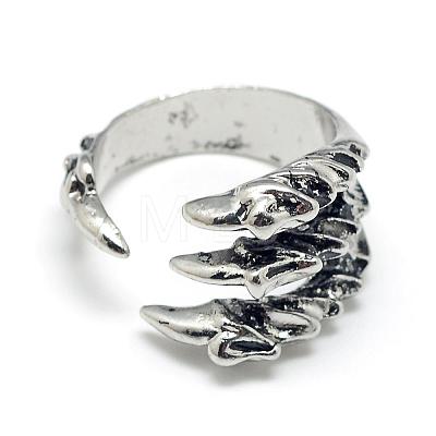 Adjustable Alloy Cuff Finger Rings RJEW-S038-007-1