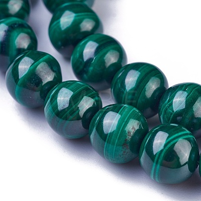 Natural Malachite Beads Strands G-G779-04A-1
