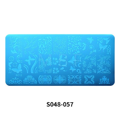 Stainless Steel Nail Art Templates Stamping Plate Set MRMJ-S048-057-1