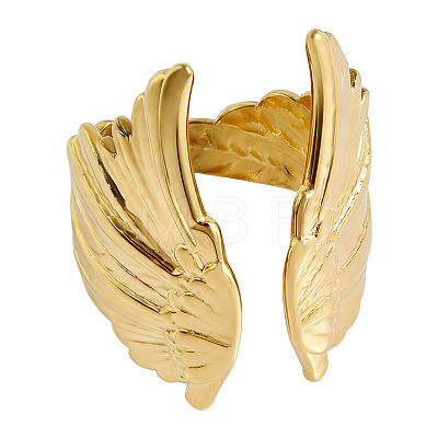 304 Stainless Steel Cuff Open Rings LN1583-2-1