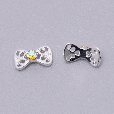 Alloy Rhinestone Cabochons MRMJ-WH0068-41A-03S-1