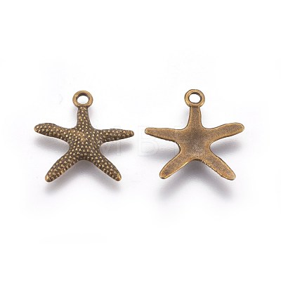 Tibetan Style Alloy Pendants TIBEP-EA306YKG-AB-LF-1