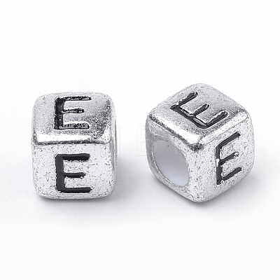 Plated Acrylic Beads PB43C9308-E-1