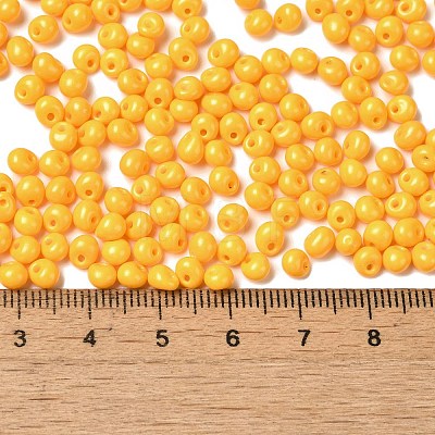6/0 Opaque Baking Paint Glass Seed Beads X1-SEED-M012-02A-21-1