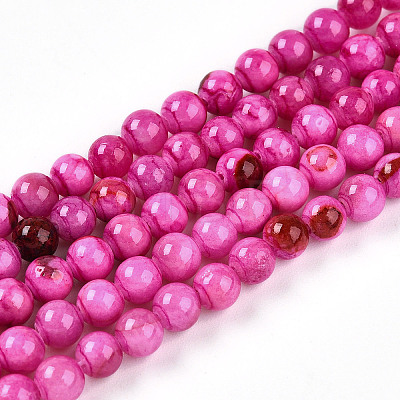 Natural Persian Jade Beads Strands G-A255-A02-04C-1