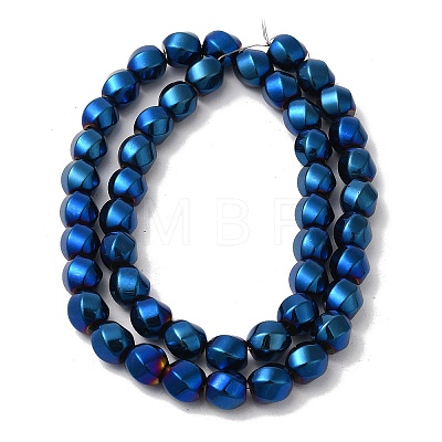 Electroplated Non-Magnetic Synthetic Hematite Beads Strands G-P518-05F-01-1