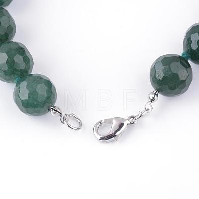 Natural Jade Beaded Necklaces NJEW-Q307-14mm-10-1