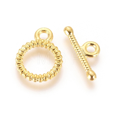 Alloy Toggle Clasps TIBE-G015-07G-1