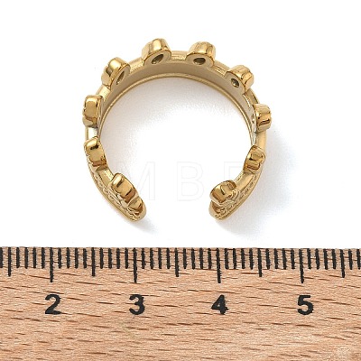 304 Stainless Steel Cuff Open Rings for Women RJEW-L341-02A-G-1