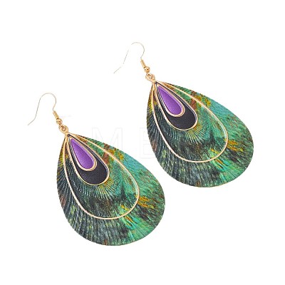 Alloy Dangle Earrings for Women WG8F981-01-1