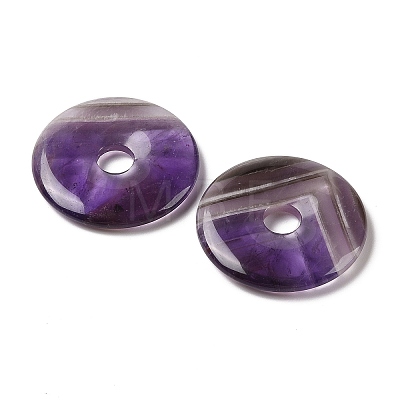 Natural Amethyst Pendants G-F524-H14-1