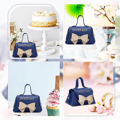 Foldable Imitation Leather Wedding Candy Magnetic Bags CON-WH0084-48G-01-1