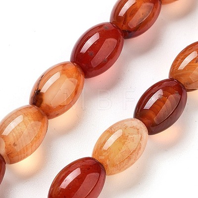 Natural Red Agate Beads Strands G-B106-B06-01-1
