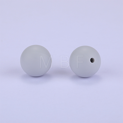 Round Silicone Focal Beads SI-JX0046A-83-1