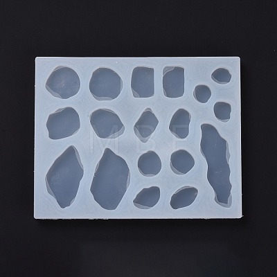DIY Gemstone Nugget Shape Silicone Molds X-DIY-C048-01-1
