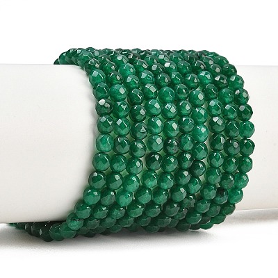 Natural Malaysia Jade Beads Strands G-K288-4mm-11A-1