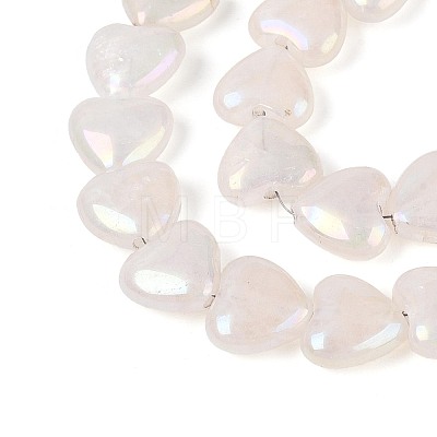 Electroplate Natural Quartz Crystal Beads Strands G-T144-40-1