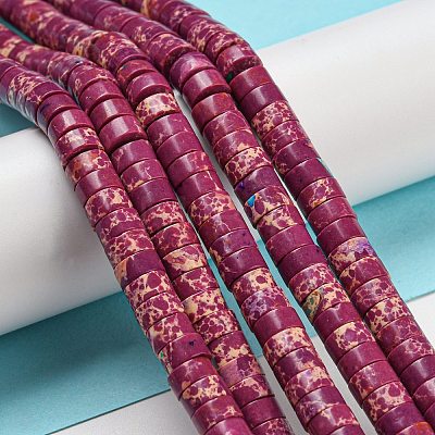 Synthetic Imperial Jasper Dyed Beads Strands G-D077-D01-01C-1