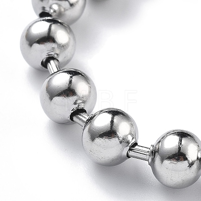 304 Stainless Steel Ball Chain Necklaces CHS-F009-01H-45cm-P-02-1