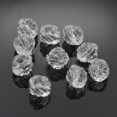 Transparent Clear Frosted Acrylic Beads LS-X-PL713Y-1-1