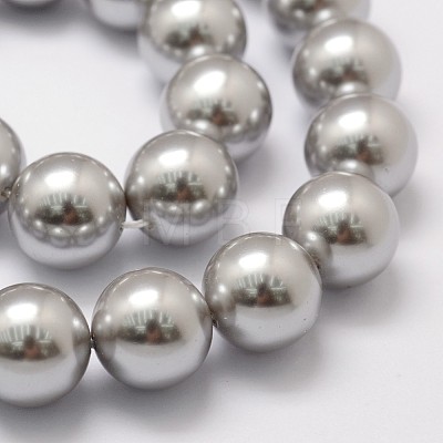 Shell Pearl Beads Strands BSHE-L026-05-10mm-1
