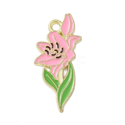 Alloy Enamel Pendants ENAM-P258-04G-G-1