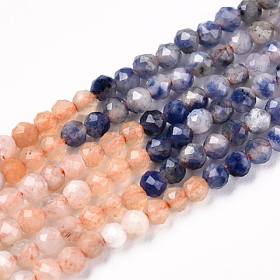 Natural Mixed Gemstone Beads Strands G-D080-A01-03-15-1