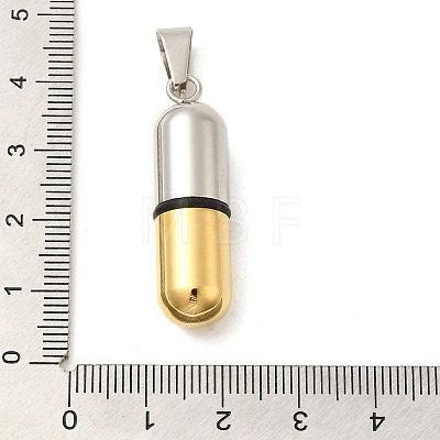 Ion Plating(IP) 304 Stainless Steel Pendants STAS-D110-46GP-1