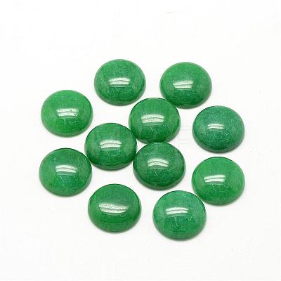 Natural White Jade Cabochons G-R416-12mm-08-1